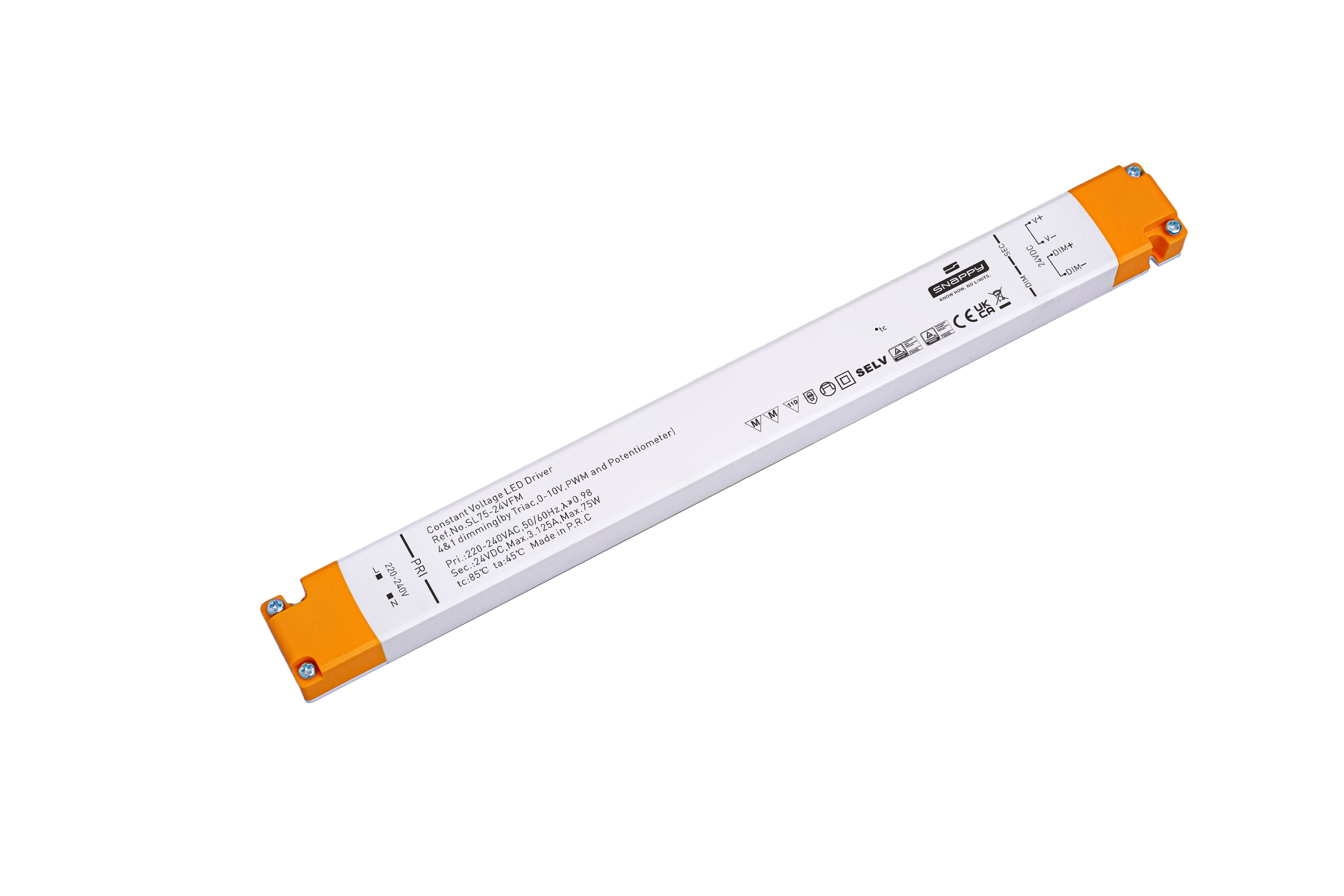 Snappy SL-VFM series 0-10V CV Dimmable Drivers